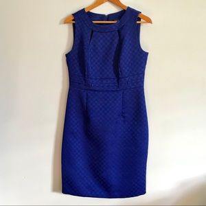 Tahari Arthur S. Levine Royal Blue Sheath Dress